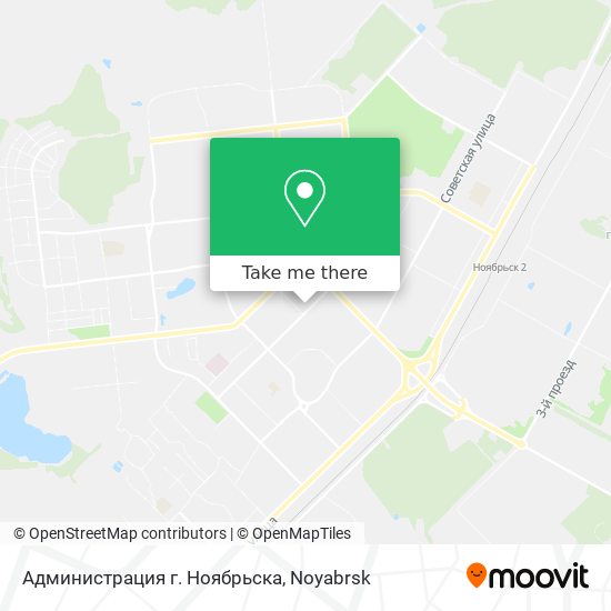 Администрация г. Ноябрьска map