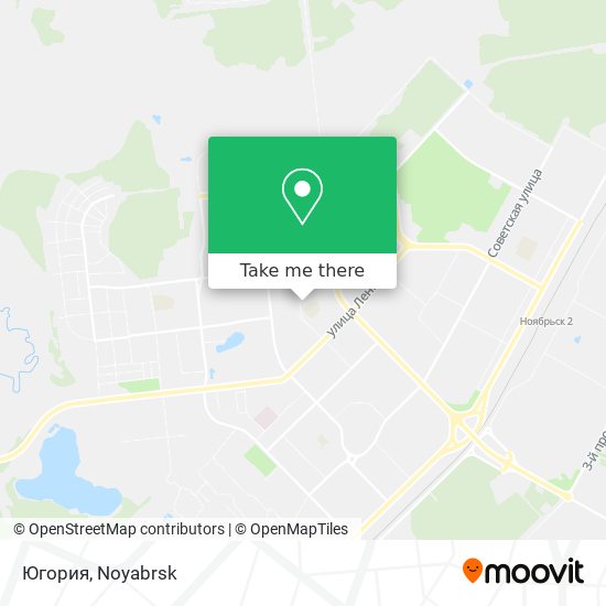 Югория map