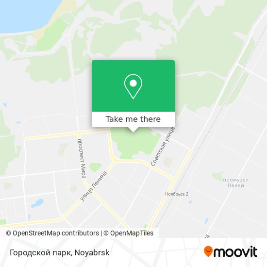 Городской парк map