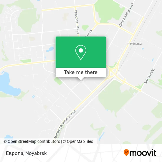 Европа map