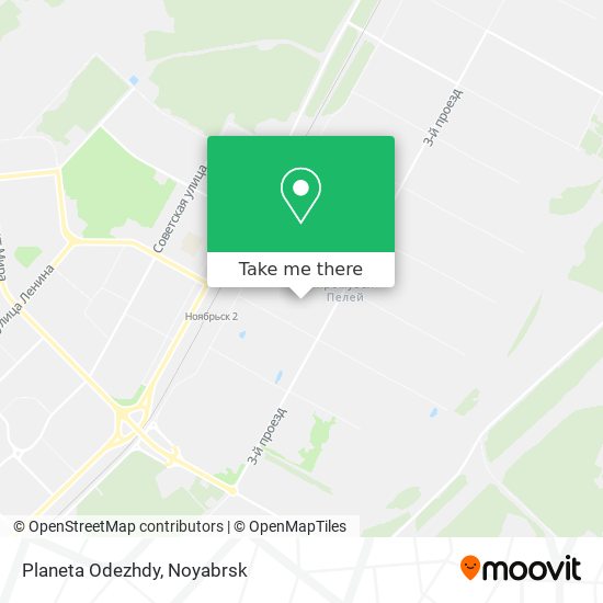 Planeta Odezhdy map