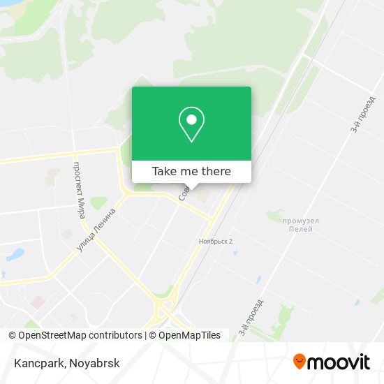 Kancpark map