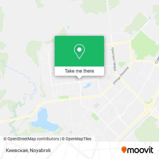 Киевская map