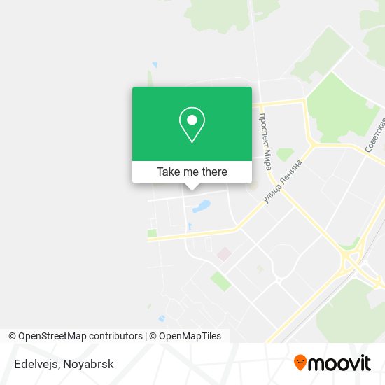 Edelvejs map