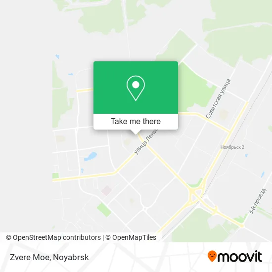 Zvere Moe map