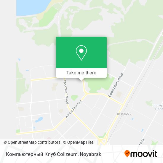 Компьютерный Клуб Colizeum map