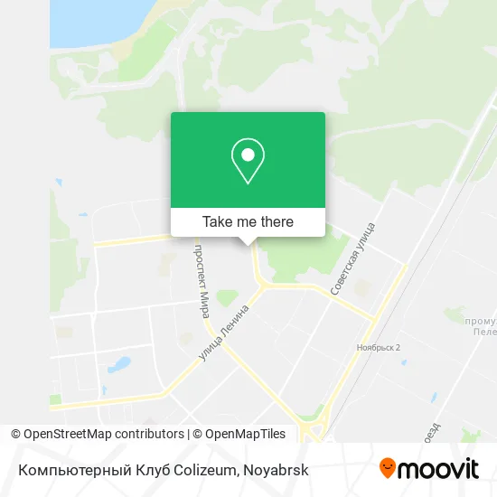 Компьютерный Клуб Colizeum map