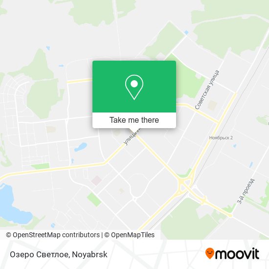 Озеро Светлое map