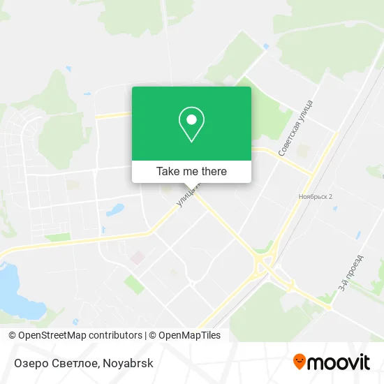 Озеро Светлое map