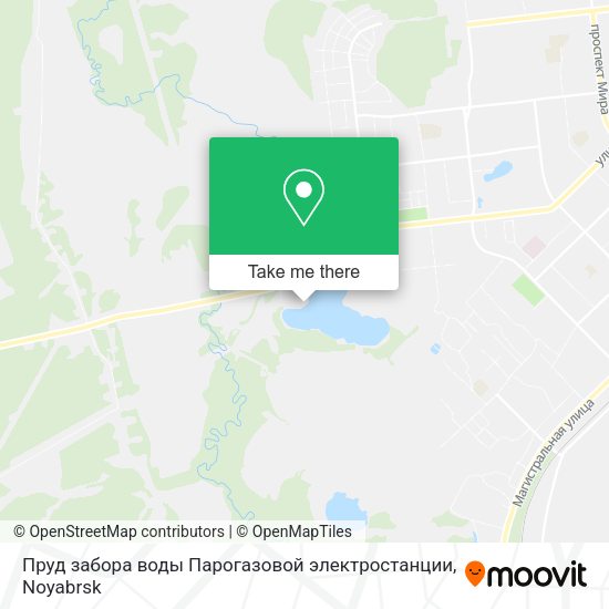 Пруд забора воды Парогазовой электростанции map
