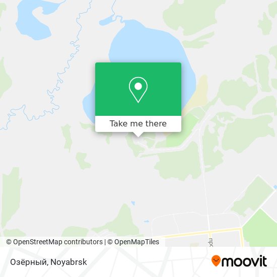 Озёрный map