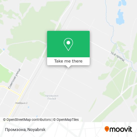 Промзона map