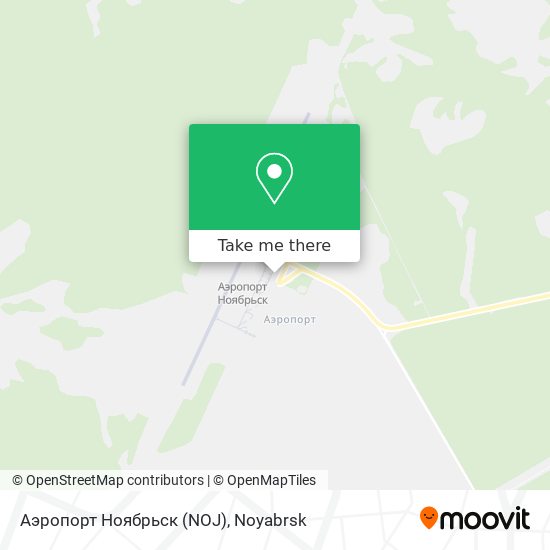 Аэропорт Ноябрьск (NOJ) map