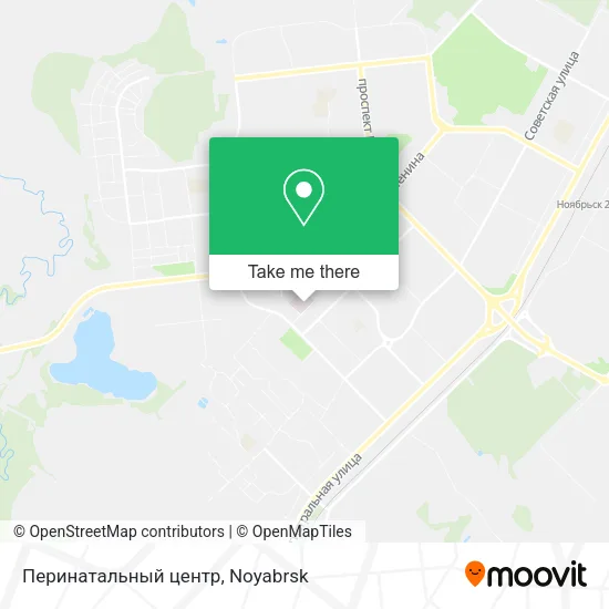Перинатальный центр map