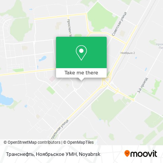 Транснефть, Ноябрьское УМН map