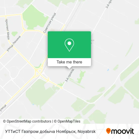 УТТиСТ Газпром добыча Ноябрьск map