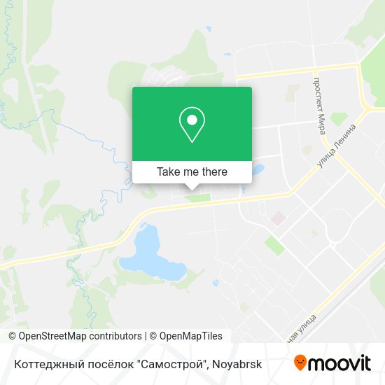 Коттеджный посёлок "Самострой" map