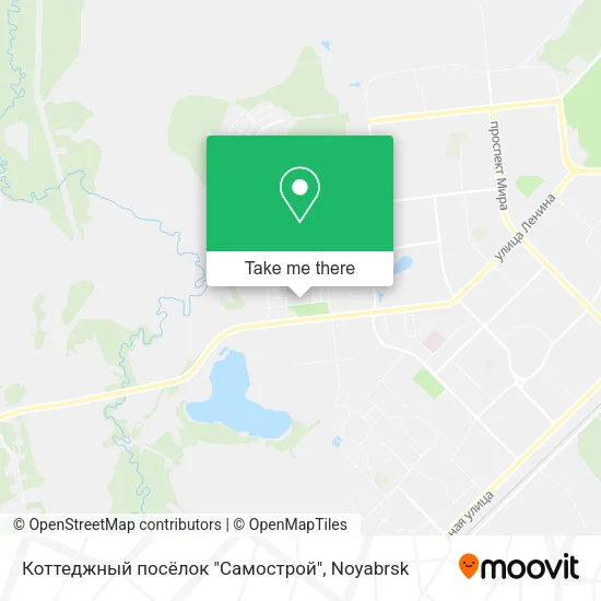 Коттеджный посёлок "Самострой" map