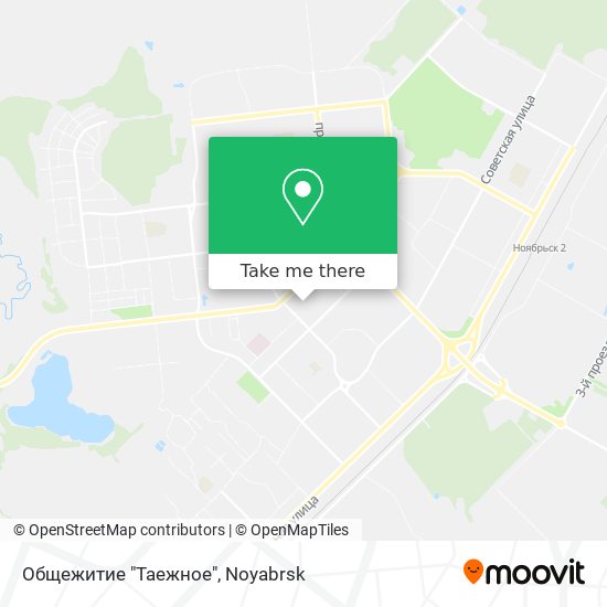Общежитие "Таежное" map