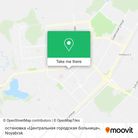 остановка «Центральная городская больница» map