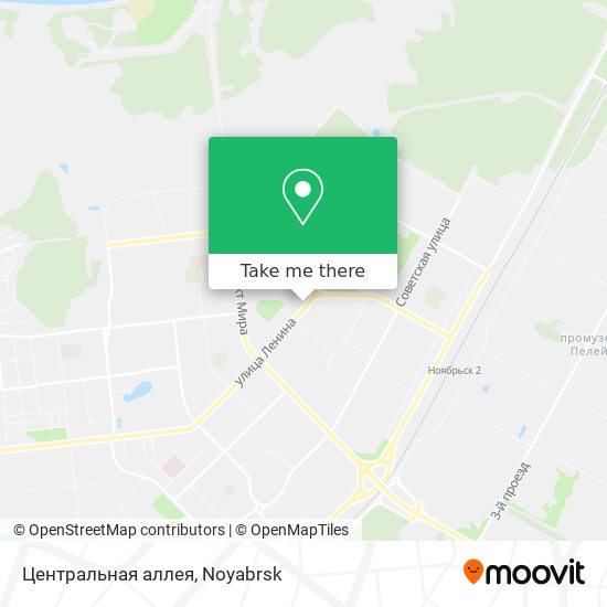 Центральная аллея map