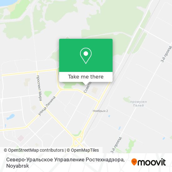 Северо-Уральское Управление Ростехнадзора map