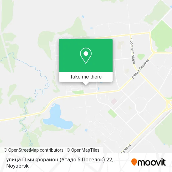 улица П микрорайон (Утадс 5 Поселок) 22 map