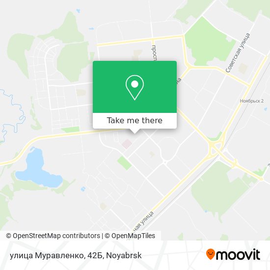 улица Муравленко, 42Б map