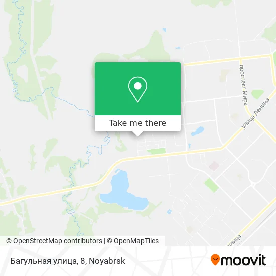 Багульная улица, 8 map