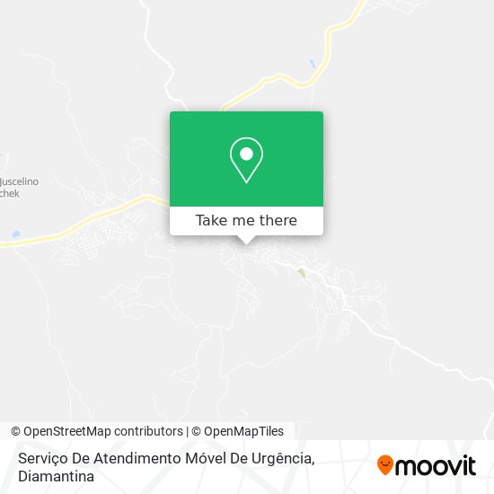 Serviço De Atendimento Móvel De Urgência map