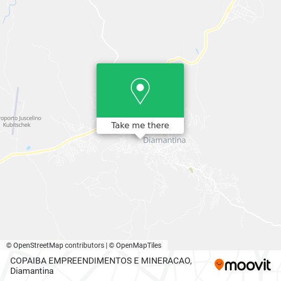 Mapa COPAIBA EMPREENDIMENTOS E MINERACAO