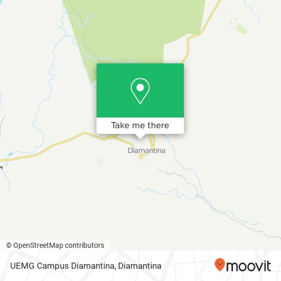 UEMG Campus Diamantina map