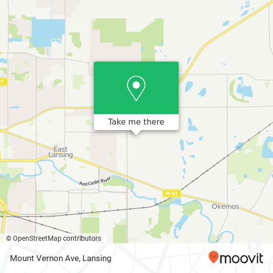 Mapa de Mount Vernon Ave