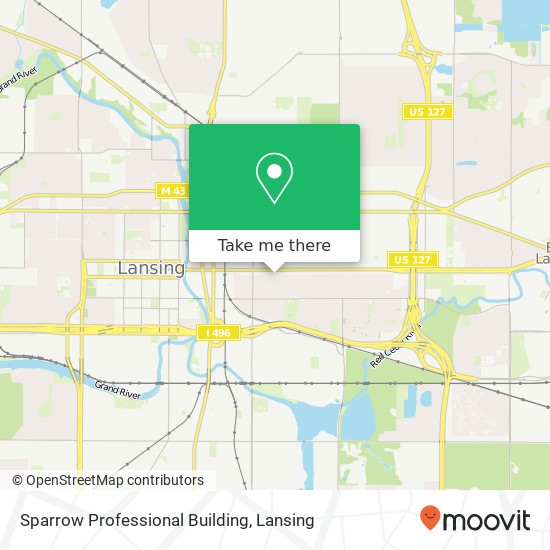 Sparrow Professional Building map