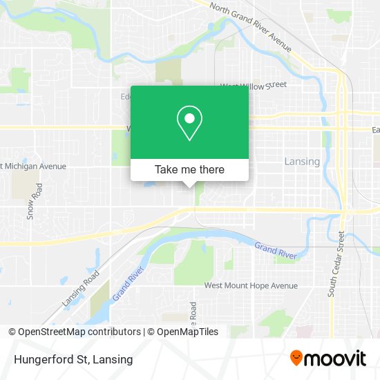 Mapa de Hungerford St