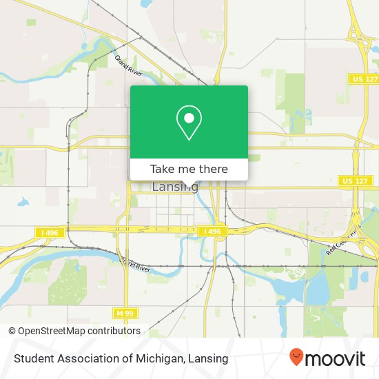 Mapa de Student Association of Michigan
