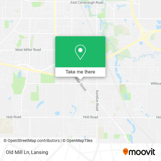 Mapa de Old Mill Ln