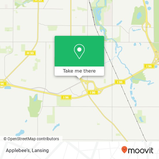 Applebee's map