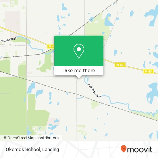 Mapa de Okemos School