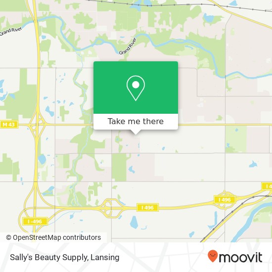 Sally's Beauty Supply map