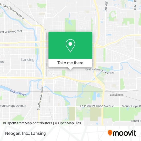 Neogen, Inc. map