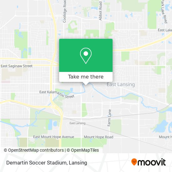 Demartin Soccer Stadium map