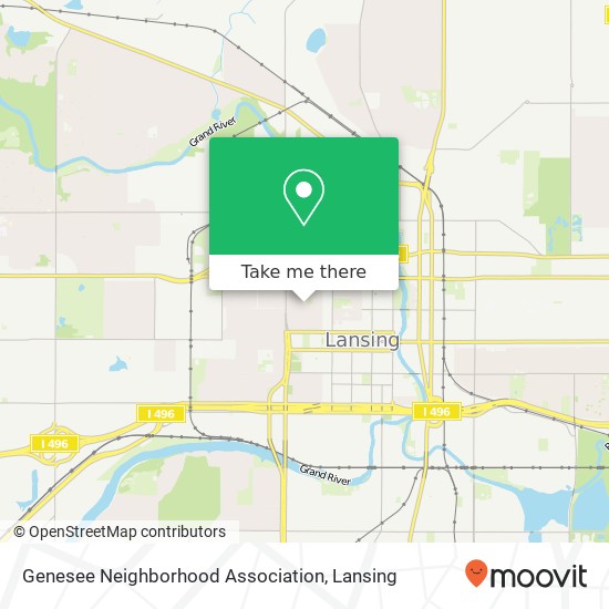 Genesee Neighborhood Association map