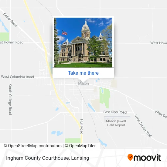 Ingham County Courthouse map