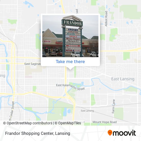 Frandor Shopping Center map