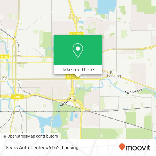 Sears Auto Center #6162 map