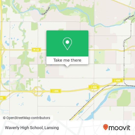 Waverly High School map