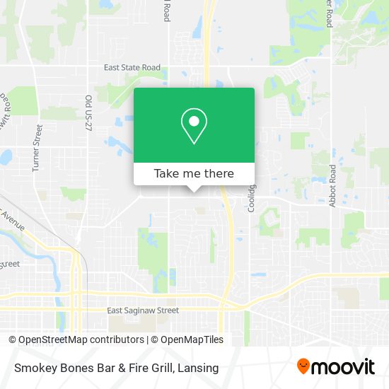 Smokey Bones Bar & Fire Grill map