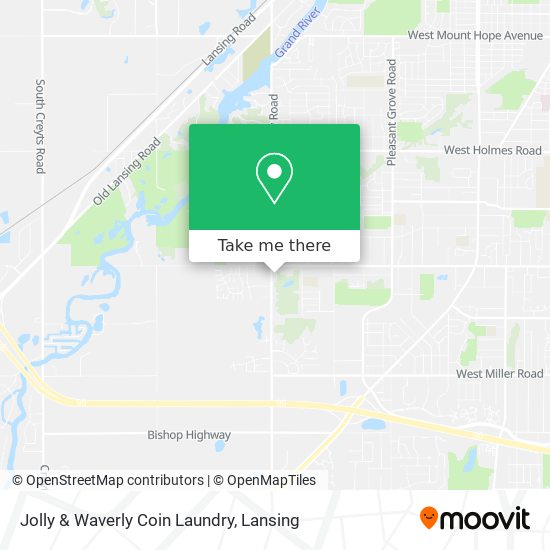 Jolly & Waverly Coin Laundry map