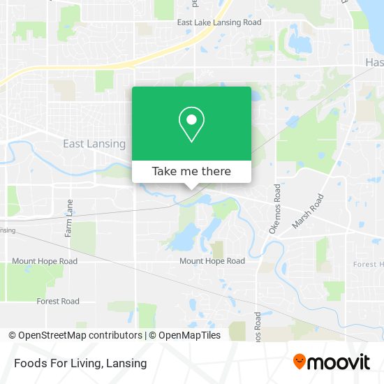 Foods For Living map